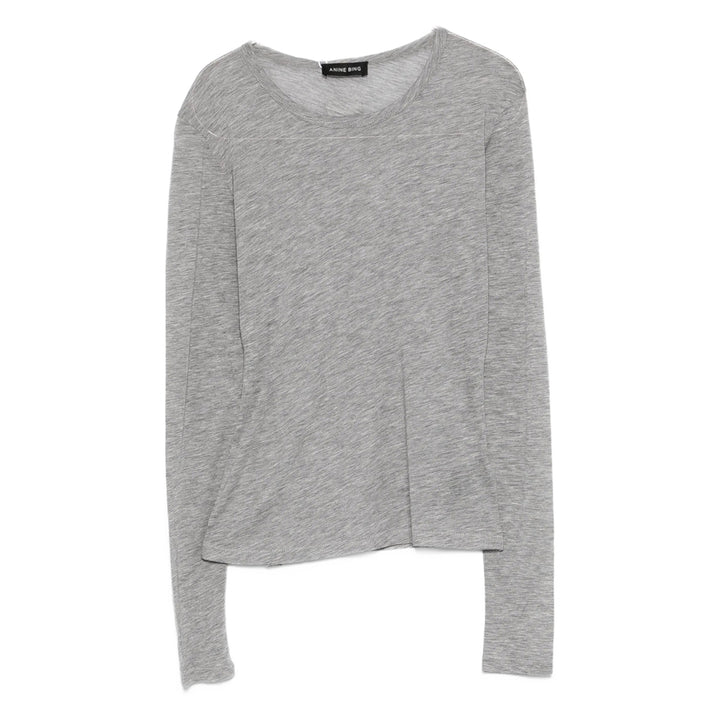 Anine Bing T Shirts - Gray | ac1223e4dd7a67e740ac0edd3fe7a9bf00bac2b7