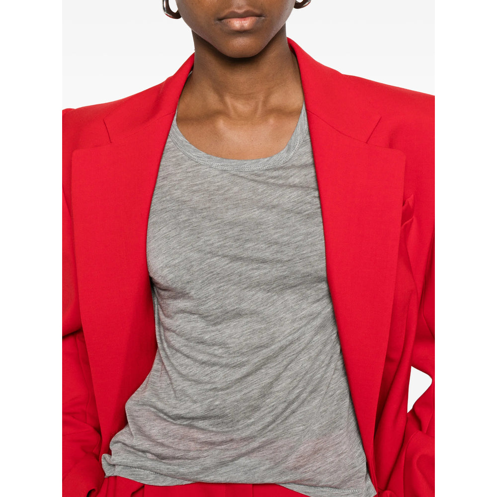 Anine Bing T Shirts - Gray | 341840ab066bab7f8027e9fc875eaf9b9a9c43cd