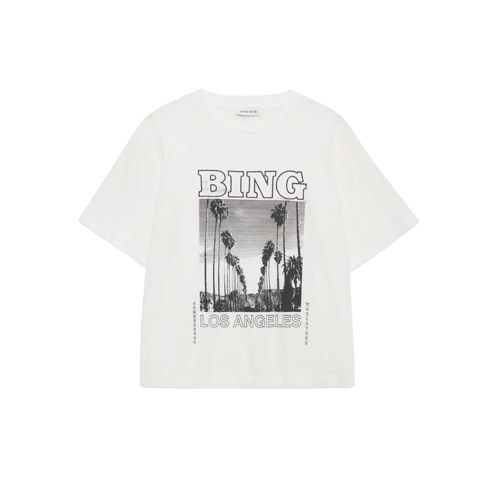 Anine Bing T Shirts - White | 3cde5ab62904b704f27b819806b224c2b66823e1