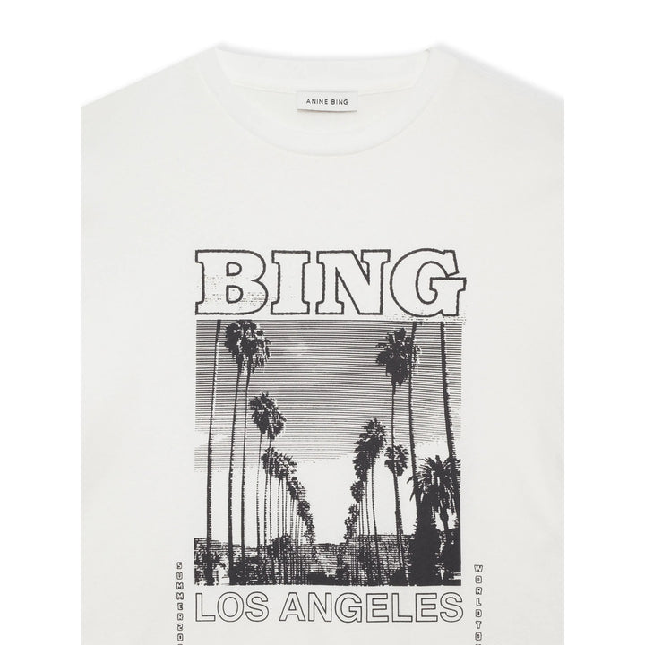 Anine Bing T Shirts - White | 1b57d6db3bf257032fb8aac0aed47b2ce7a60b38