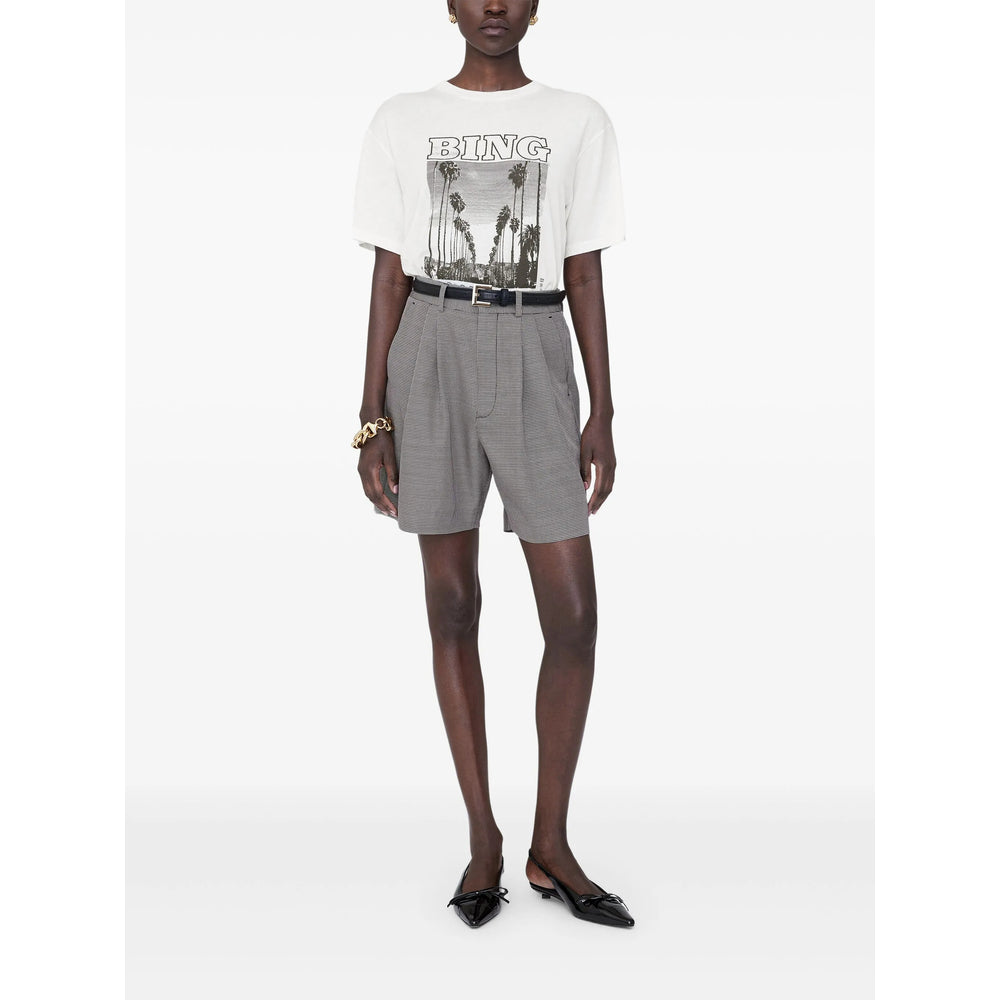 Anine Bing T Shirts - White | 707ea56358ccf4e6c273e3d286f23c30eeadb029