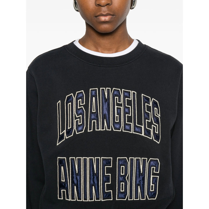 Anine Bing Sweatshirts - Black, Blue | d835e81d49e28ef9e069efc5472a1340627bafdd