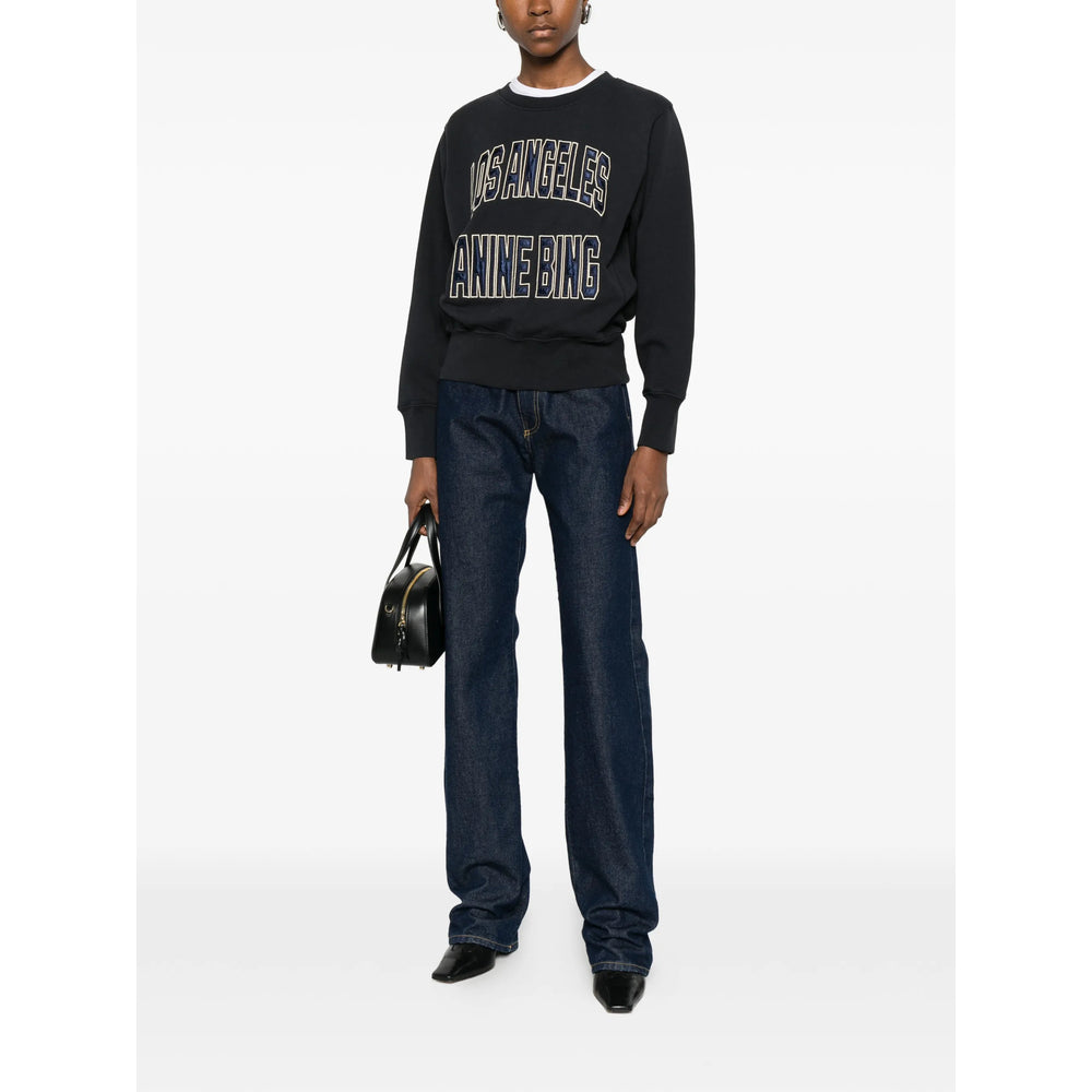 Anine Bing Sweatshirts - Black, Blue | 1e4d2469f774d10ebeb596f99d78748be852b61b
