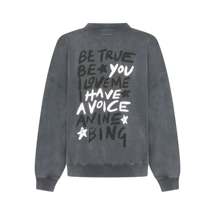 Anine Bing Sweatshirts - Black | 7beb59e84c78c81feb358bd32bb77443acd95e79