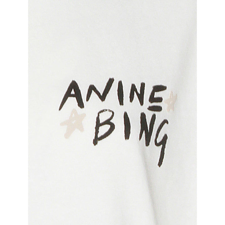 Anine Bing T Shirts - White | b573d83b9f5effdd8a0a8123159338908f21cefa