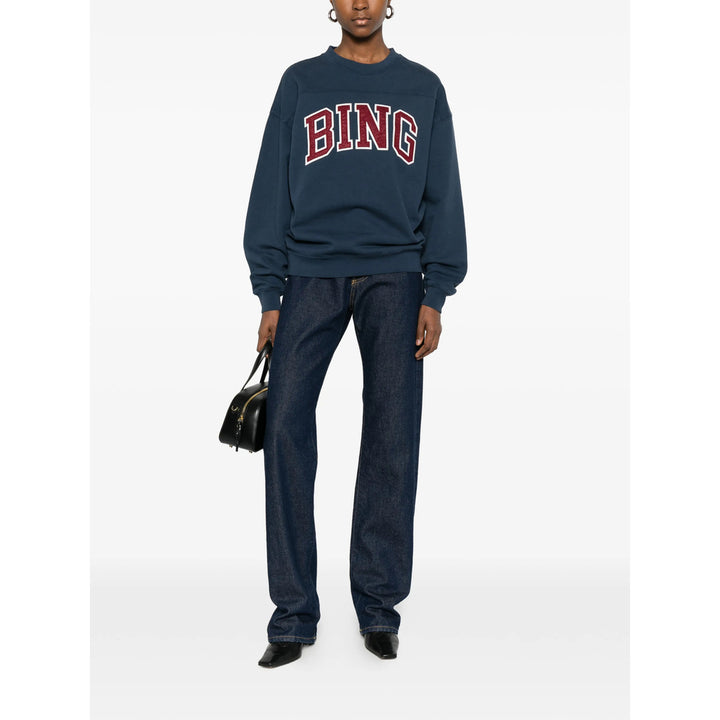 Anine Bing Sweatshirts - Blue, Red | a72cd968a4f9b3269fdbcc72692072574791afc3