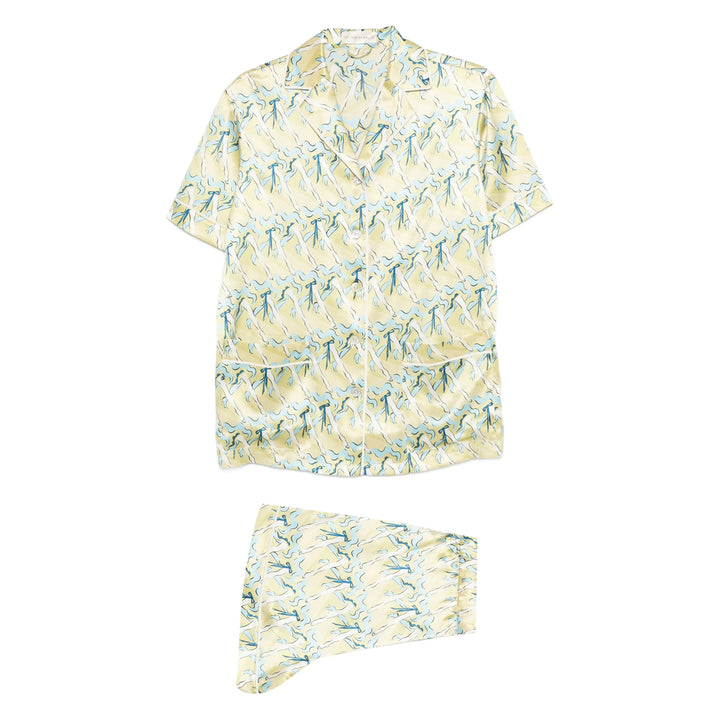 Olivia Von Halle Jumpsuits - Yellow, Blue | 2b9a130684fcc85df32f4f9c515b5cfc6d500ca7