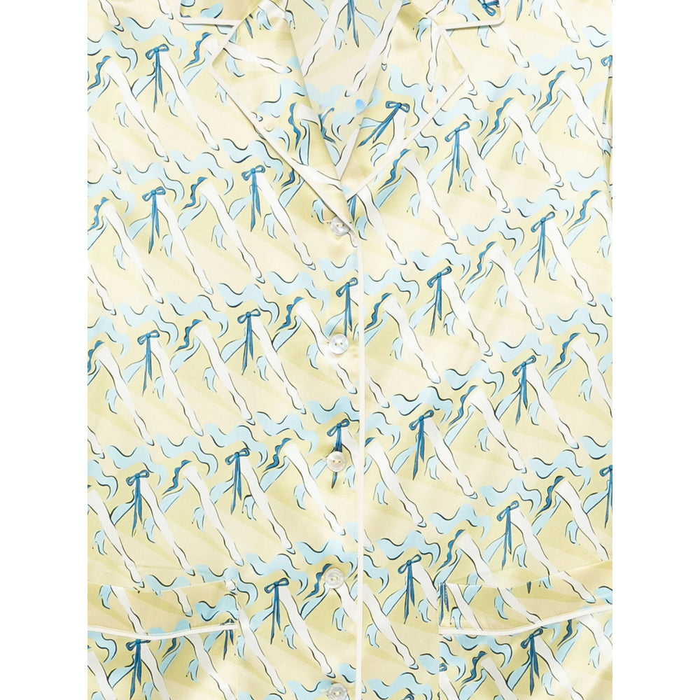 Olivia Von Halle Jumpsuits - Yellow, Blue | 5daea425a9c72467d28fe27c27bb434a56a86808