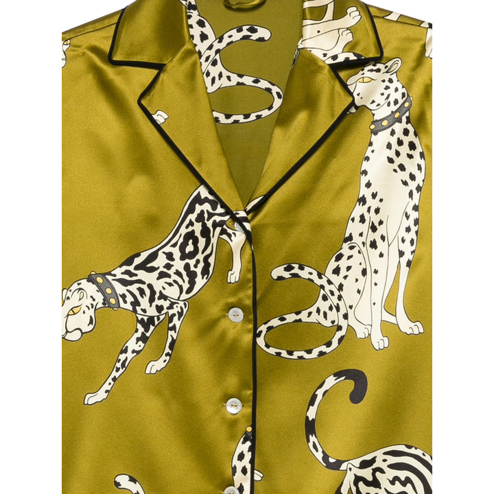 Olivia Von Halle Jumpsuits - Green, White | aa3db4c045596715b79934070df86dde25cfa213