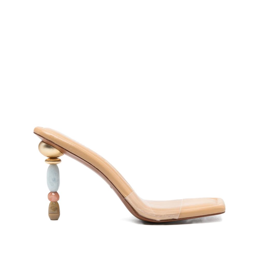 Cult Gaia Shoes - White, Brown | 4aaad904cf52f964ac0d88377665be94322404fb