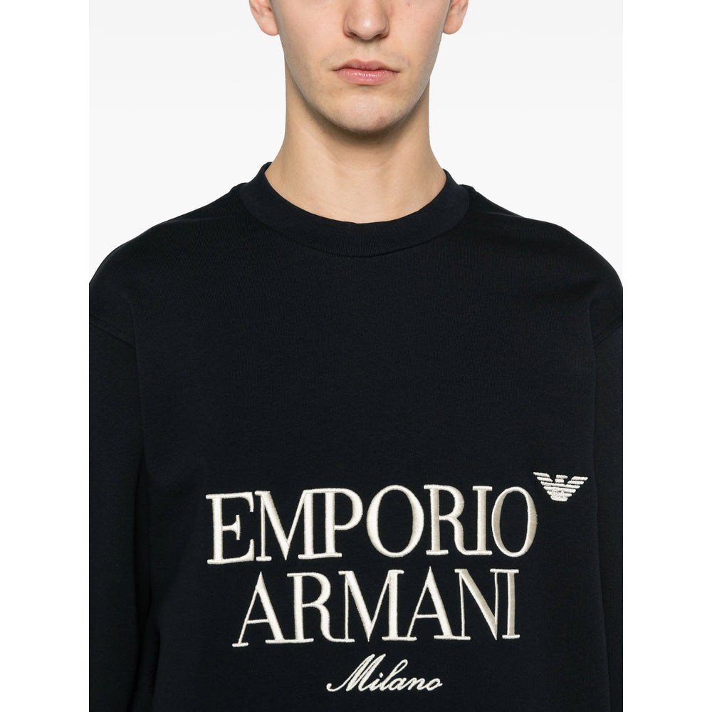Emporio Armani Sweatshirts - Blue | 12d80967829489d1f6b03c227edccd3826daa7c8