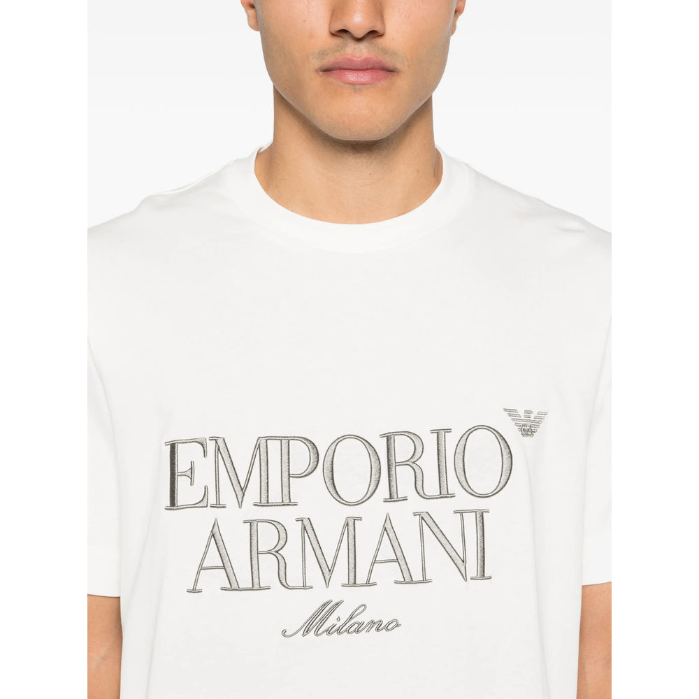 Emporio Armani T Shirts - White | a515457f17fa274bf86a24f629b64bad191dfb24