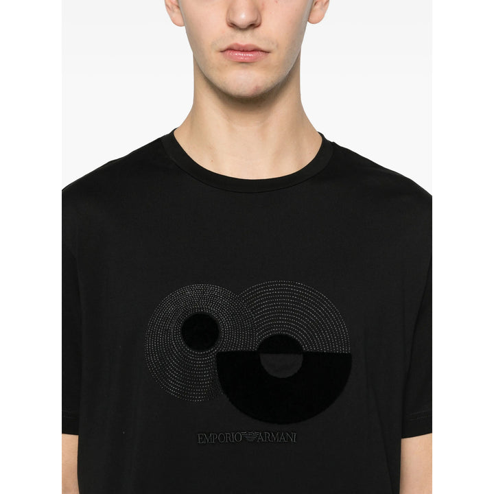 Emporio Armani T Shirts - Black | 538937d1186844581add913b1fb84d888fdfdfe3