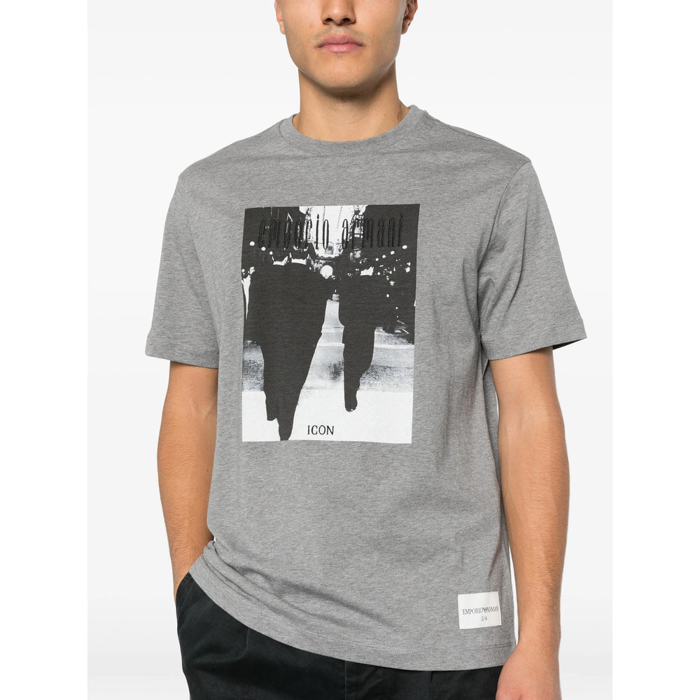 Emporio Armani T Shirts - Gray | 76d13d6aeb058f44bdd48084276f3360aeba5b71