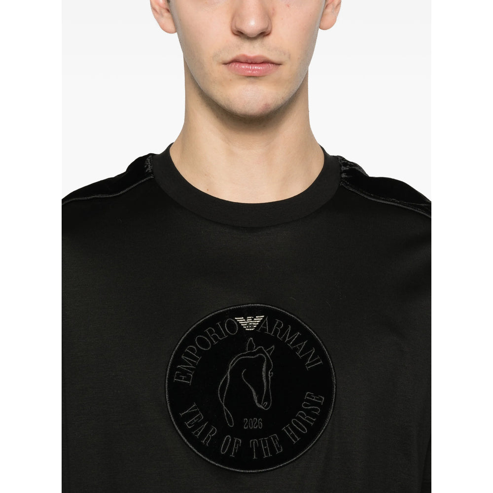 Emporio Armani T Shirts - Black | ce791c10deaa4ba65d8d0ccd71de15f80253fc84