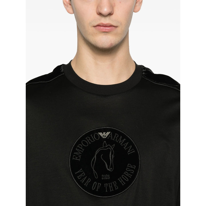 Emporio Armani T Shirts - Black | ce791c10deaa4ba65d8d0ccd71de15f80253fc84