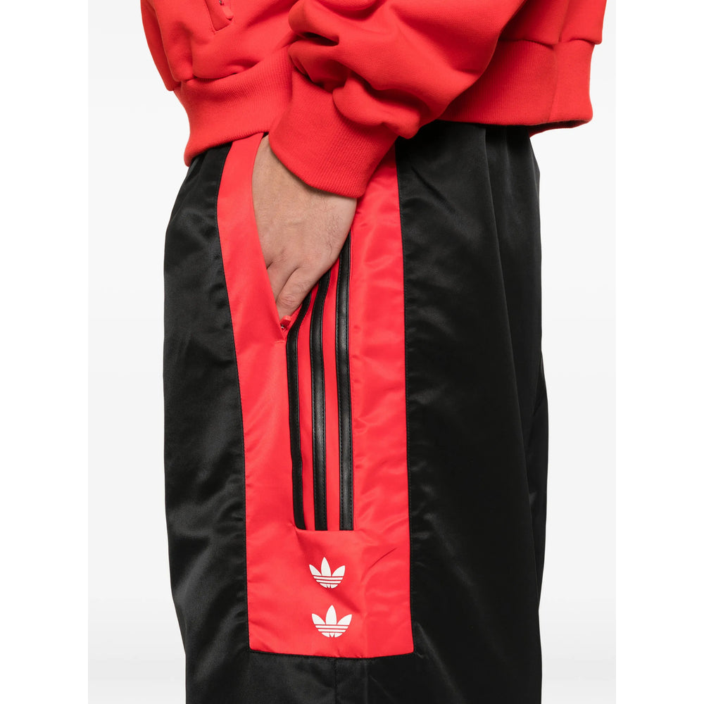Adidas By Willy Chavarria Pants - Black, Red | 18d2f8e9e9724d3ba28a8169968a389ecad703b0