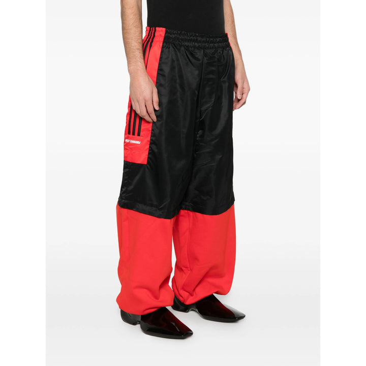 Adidas By Willy Chavarria Pants - Black, Red | e7812cf66bb91c08f9dcfe9ccf247ff630c5ecec