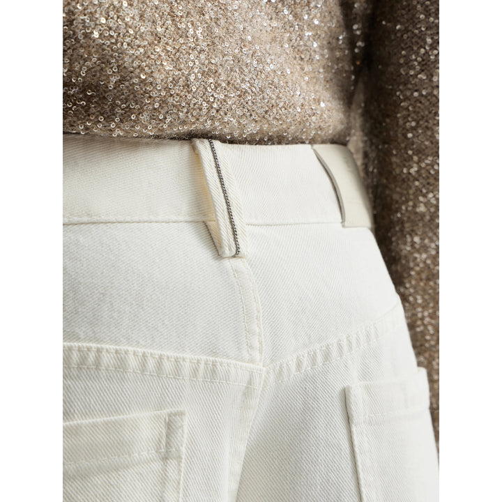 Brunello Cucinelli Pants - White | 4dfe089244e002e5531cbf5e2b9a8ea6c8b29871