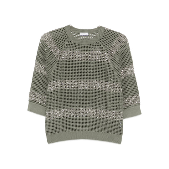 Sweaters Green/Silver
