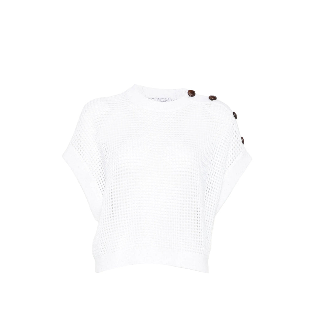 Brunello Cucinelli Sweaters - White | 9609d73132caf00733ab004ea12f407b5bfe751c