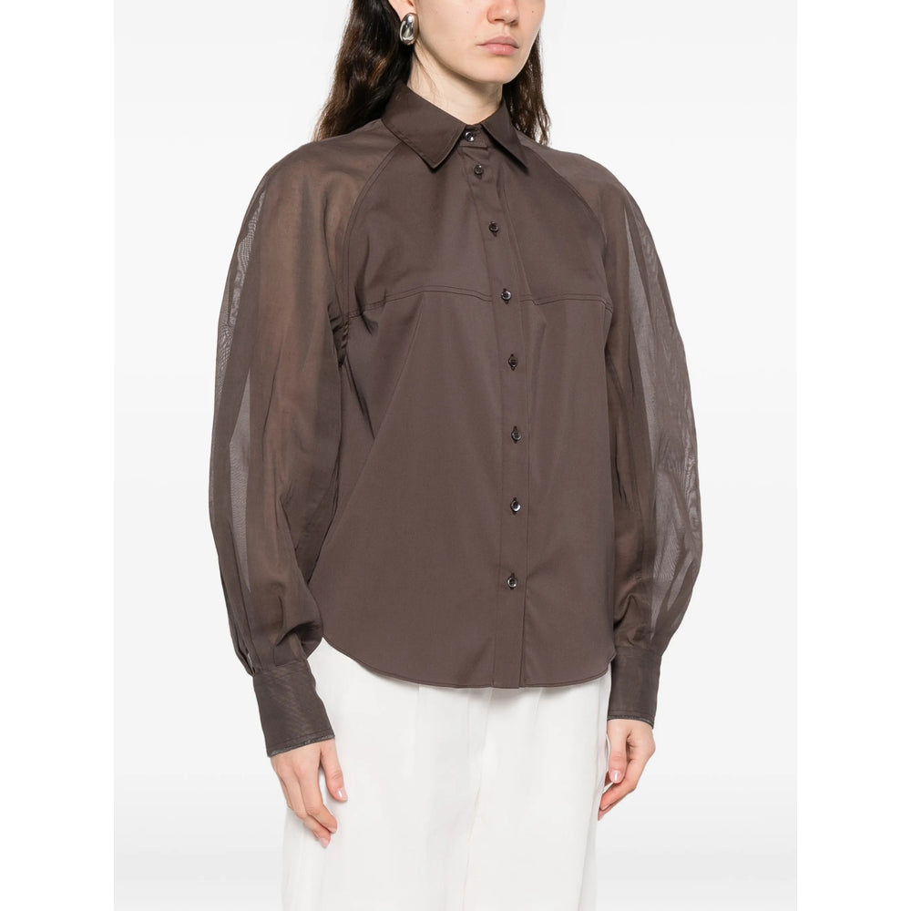 Brunello Cucinelli Shirts - Brown | 68ca03a7e93f2740a8d079c4983b7c6686e9ae4f