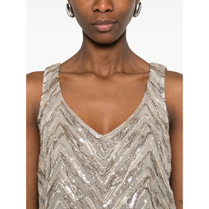 Brunello Cucinelli Tops - Neutrals/Gold | b6433b8d96816eb125eeda43a0562703caadf1c1