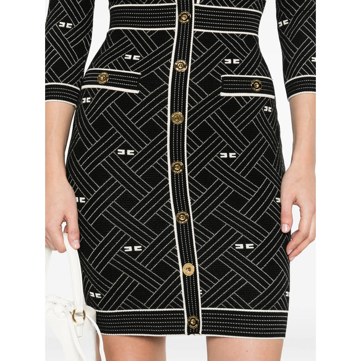 Elisabetta Franchi Dresses - Black, White | 1b41f3cc5868fdc16a6959dae030a944b6d34eb2