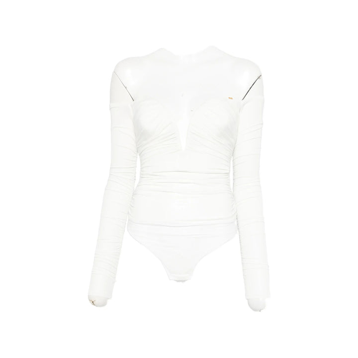 Elisabetta Franchi Bodysuits - White | c23185ae11da91a9324d8c08beba321066e1d728