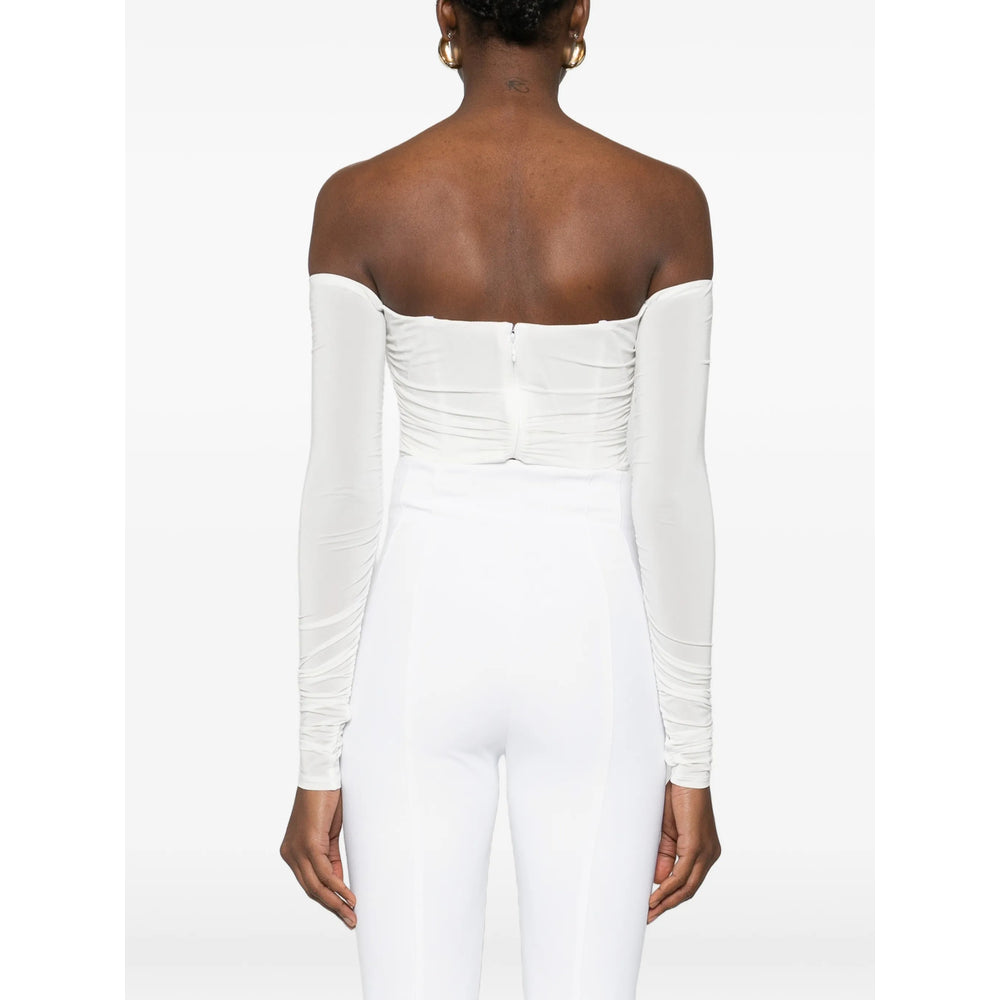 Elisabetta Franchi Bodysuits - White | f4f1bc1ebbefdd4436d0277bc511edf737f3825d