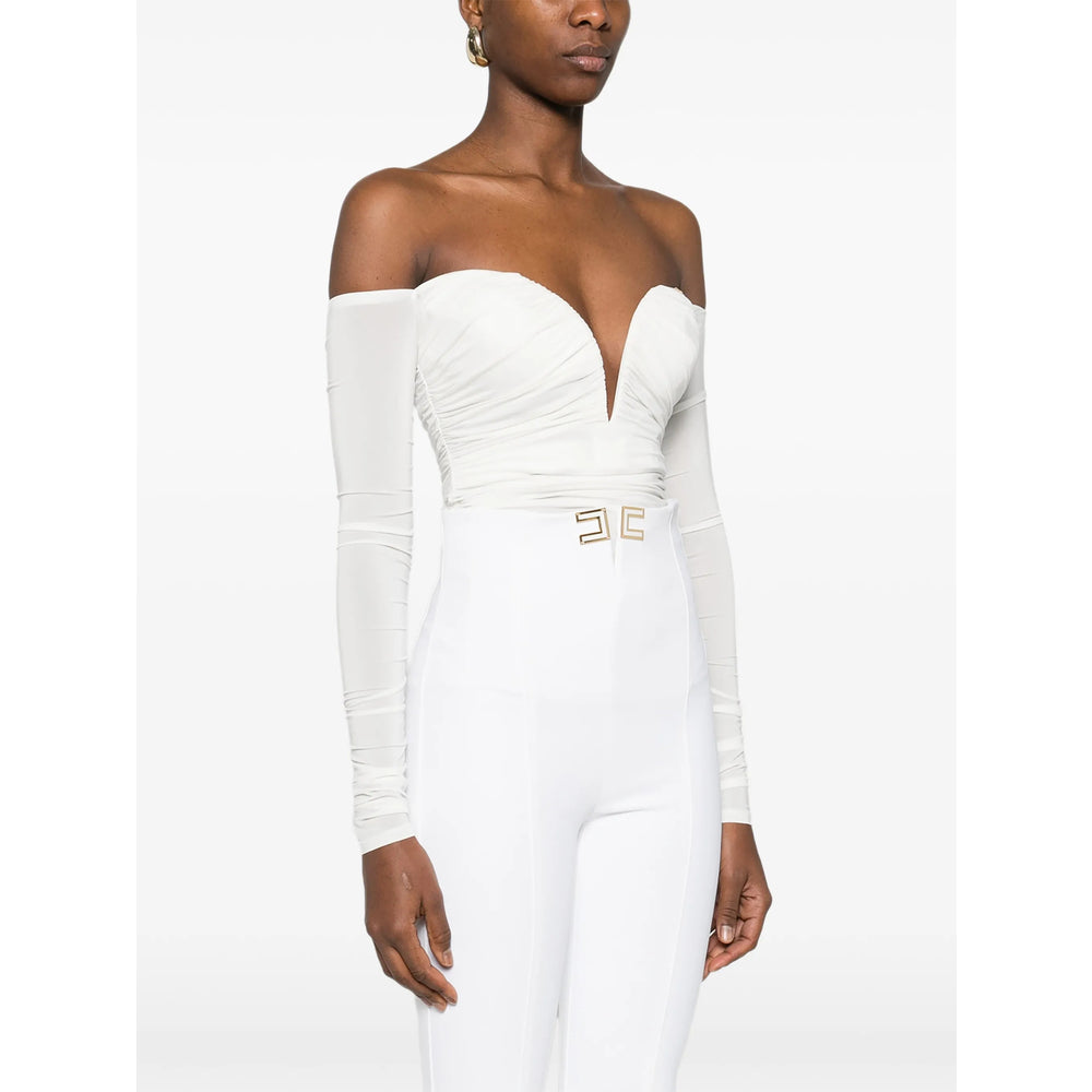 Elisabetta Franchi Bodysuits - White | 6a87cfd5e6752c6984c503093e2c2891d37e7e0a