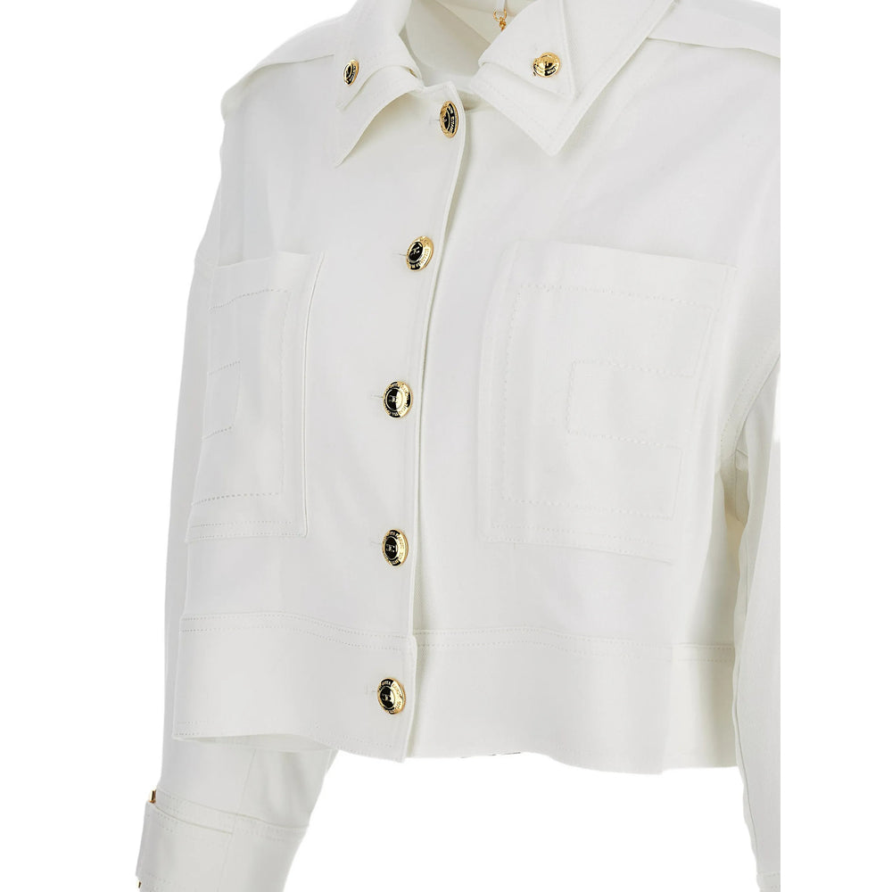 Elisabetta Franchi Outerwears - White | 75921f9eeedc49b49b3dda765a93870239af7b26