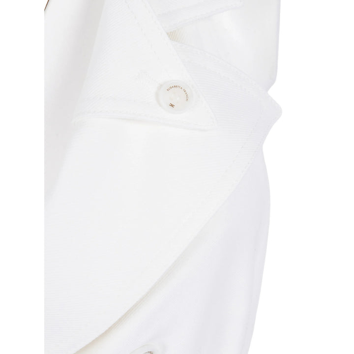Elisabetta Franchi Waistcoats - White | b080e4b7cc5f15c1bd95a818fa1fc280d0847e7e