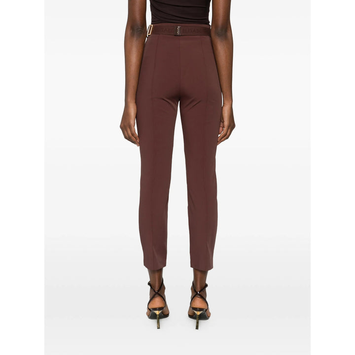Elisabetta Franchi Pants - Brown | a8ff4fa98acaa7e9373b89fed0584f26752cf93a
