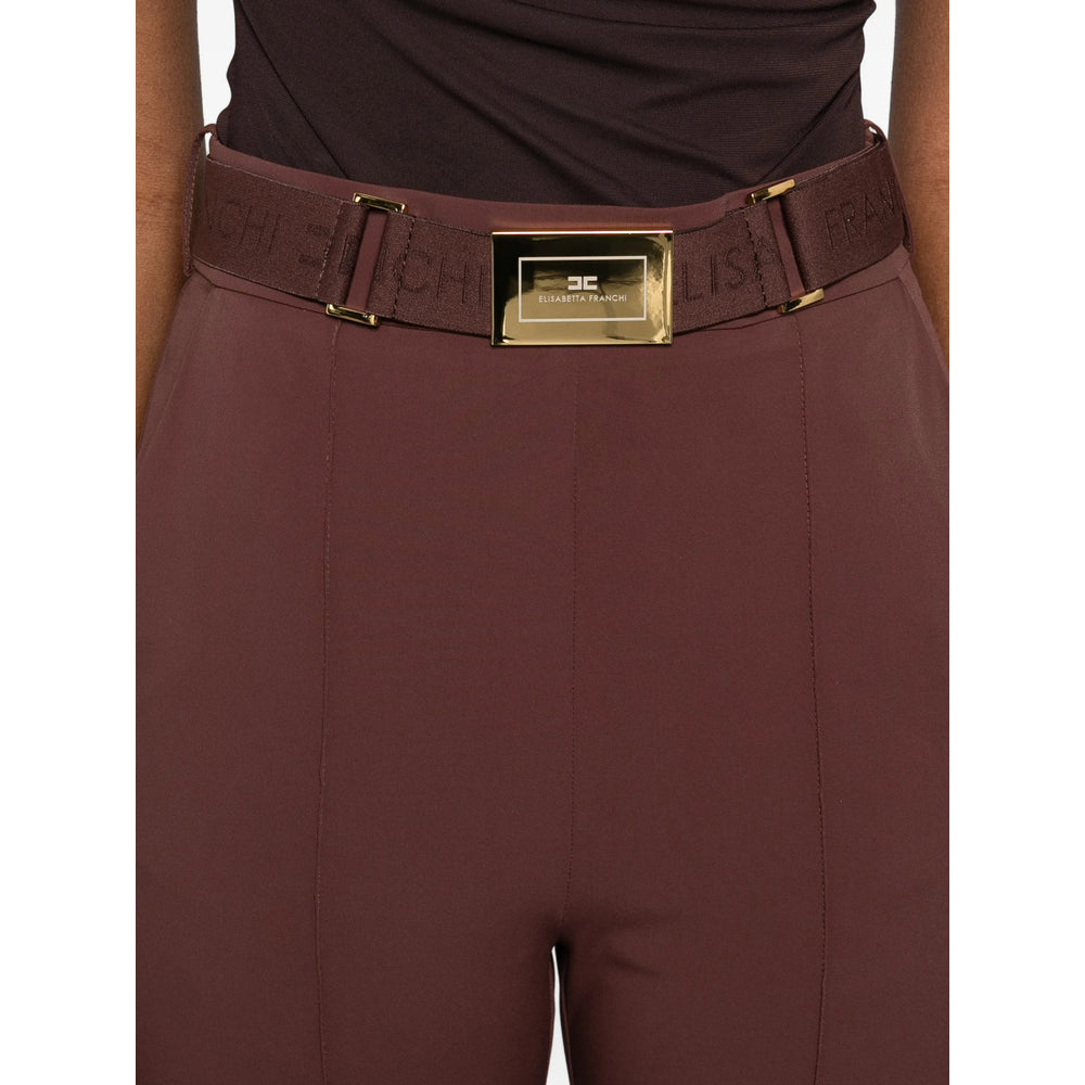 Elisabetta Franchi Pants - Brown | 757b2a01ca20454504a65ba41f98feb597fe48f6