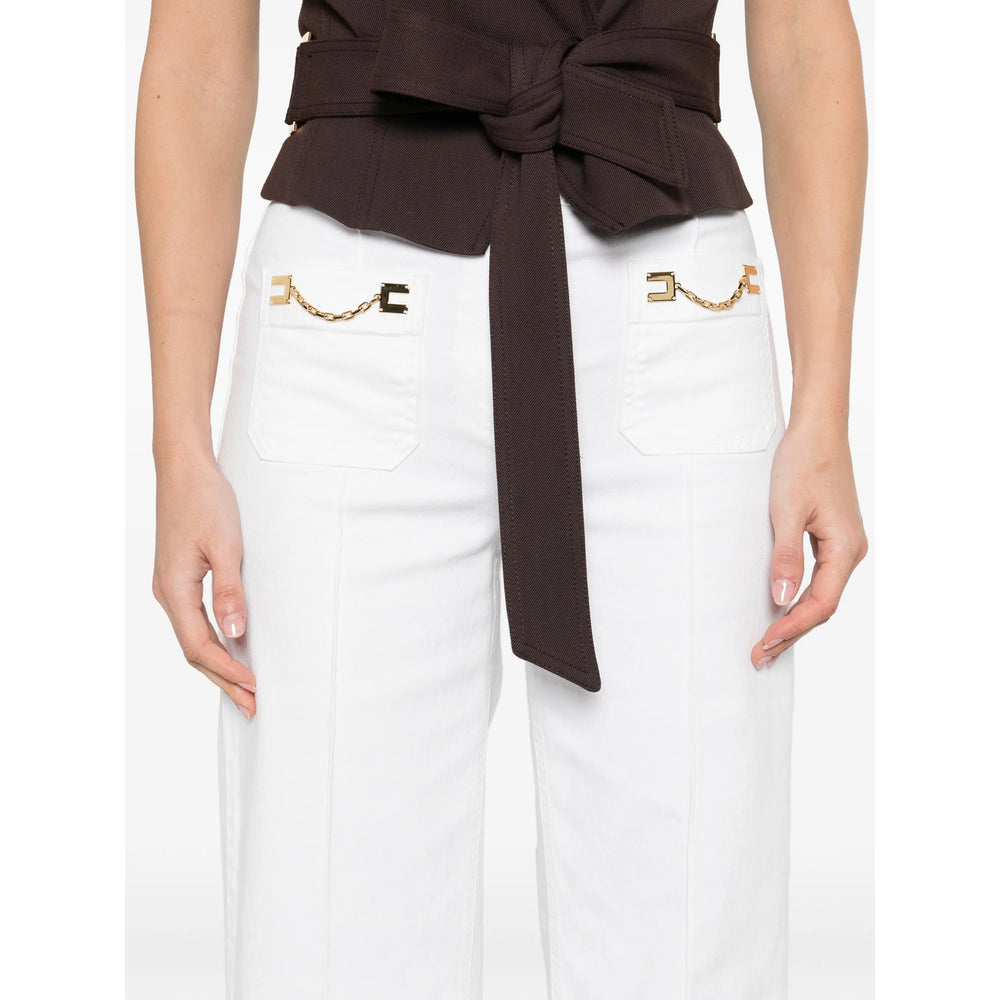 Elisabetta Franchi Denim - White | 4398e1e82f812ebde321d0b0f37160c455db9e13