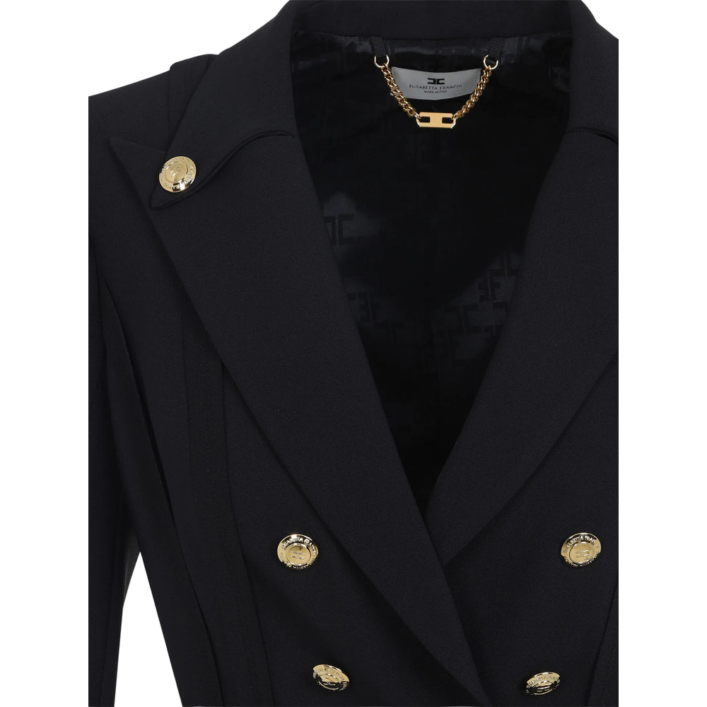Elisabetta Franchi Jackets - Black | 717ce8024b0d15bdc16176e9d48fef9804da7d8b