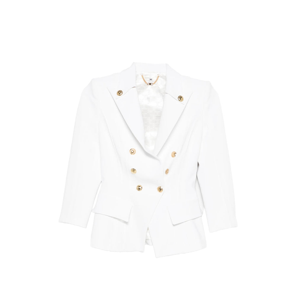 Elisabetta Franchi Jackets - White | 7ad5fdb6ac3f956b9fcb0617ec78ba3d7026f760