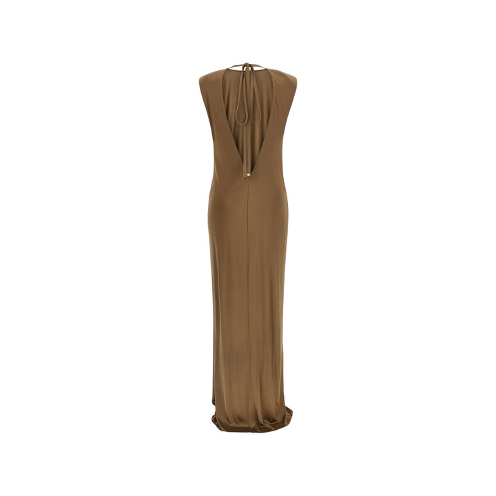 Elisabetta Franchi Dresses - Brown | 010148005389c206f8a61ecea9e1cf0159ed4ab9