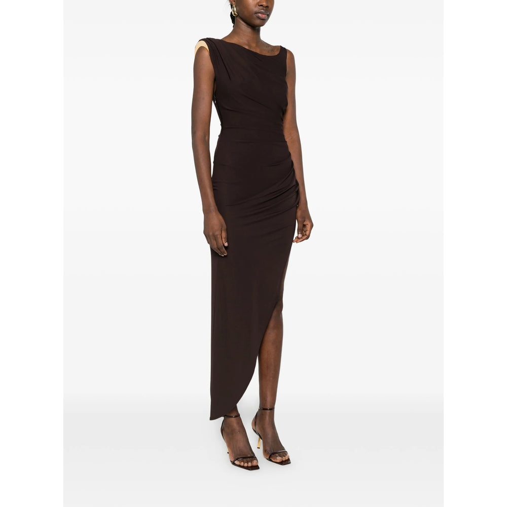 Elisabetta Franchi Dresses - Brown | c9217dc8d72450801a86a575162eeaec90079f61
