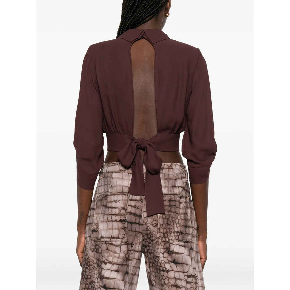 Elisabetta Franchi Shirts - Brown | 72461bd610c6433096936ff1cfb8b9d641e903c7