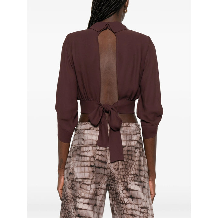 Elisabetta Franchi Shirts - Brown | 72461bd610c6433096936ff1cfb8b9d641e903c7