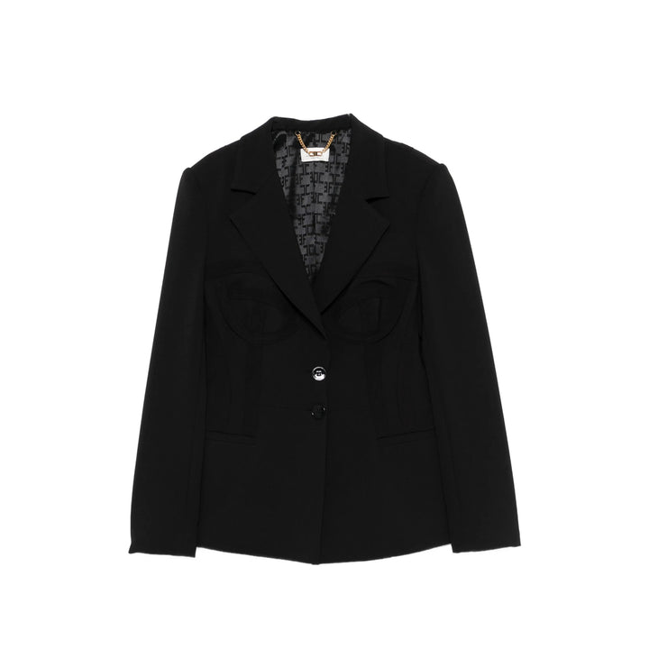 Elisabetta Franchi Jackets - Black | 61e72128e19578ca3e85bcceec333c424d74df8f