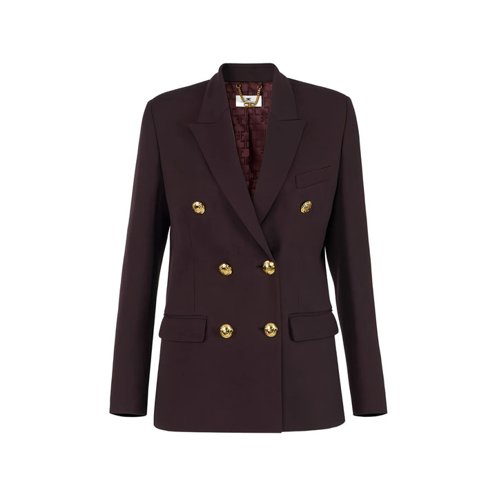 Elisabetta Franchi Jackets - Brown | e96419b263eb44ddce9aa2a3ddb150cc6bab0f3b