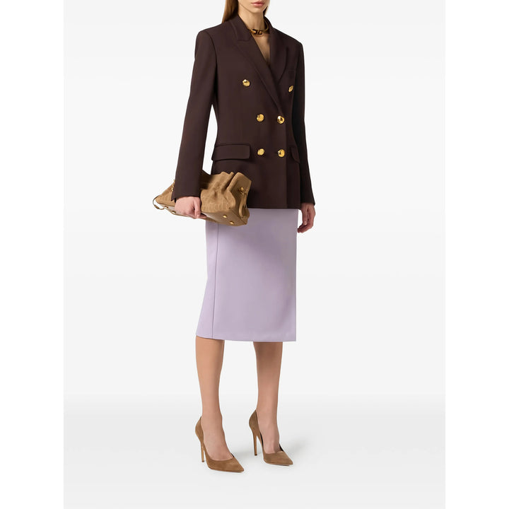 Elisabetta Franchi Jackets - Brown | bfdf7506b8d2538dcbd85d37a7e41b13543f3c97