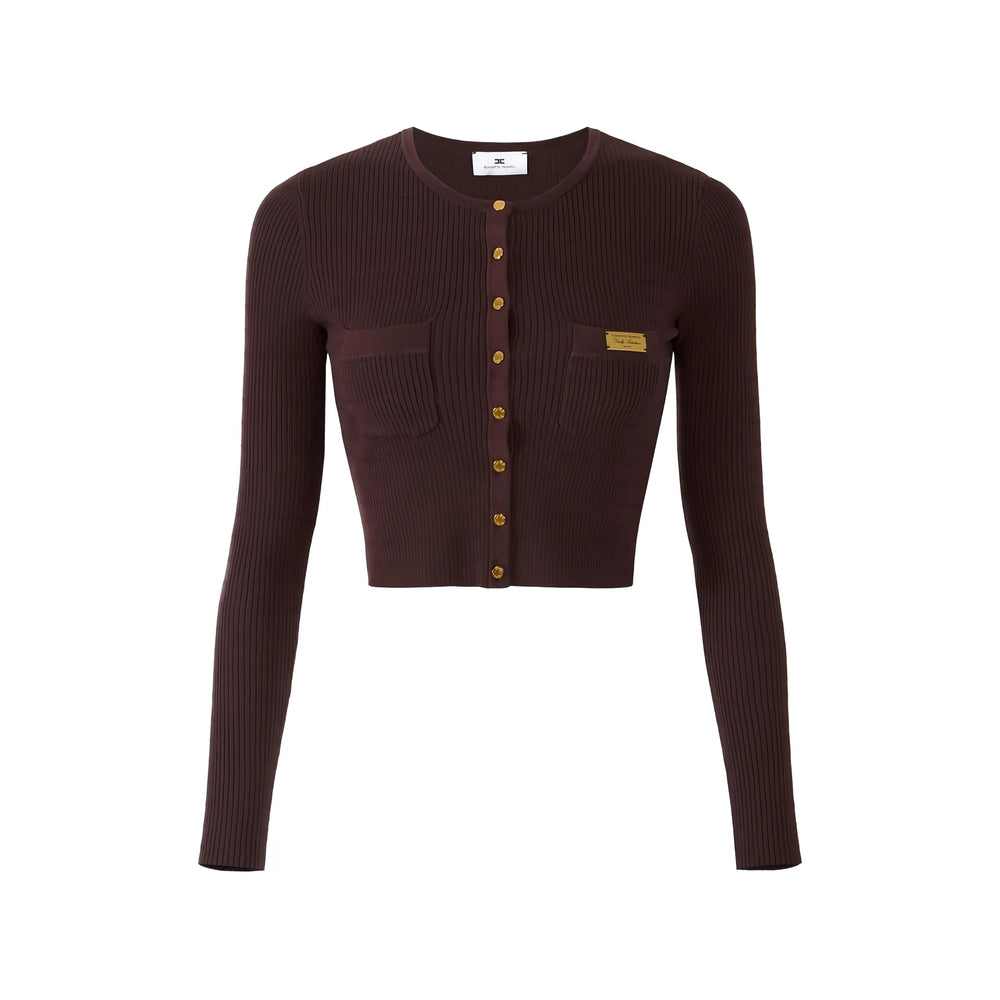 Elisabetta Franchi Sweaters - Brown | 7e1eb30e476aa6efa77dbdd602b4230ae81e198d