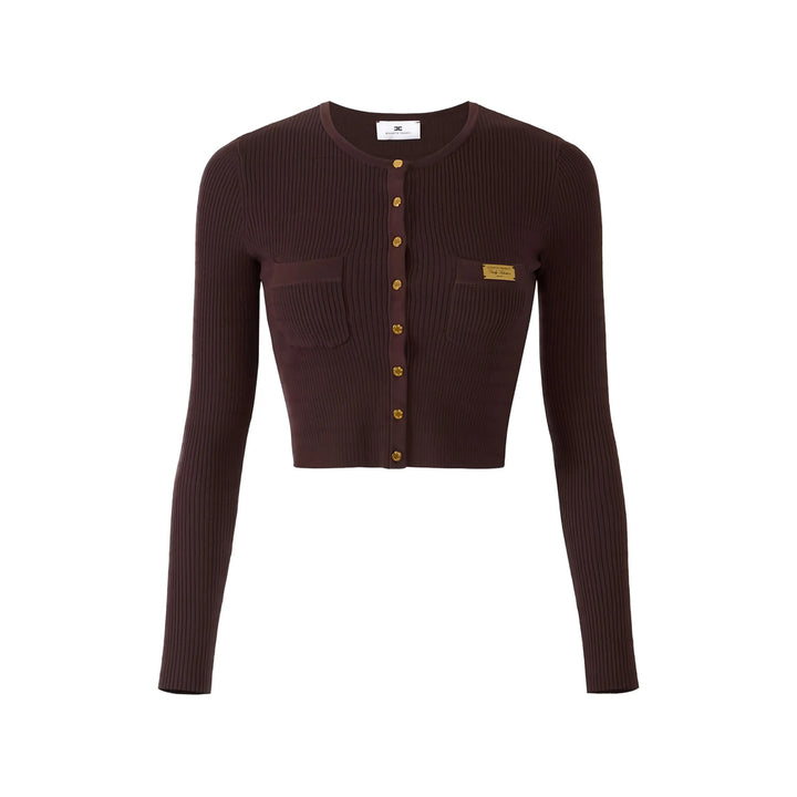 Elisabetta Franchi Sweaters - Brown | 7e1eb30e476aa6efa77dbdd602b4230ae81e198d