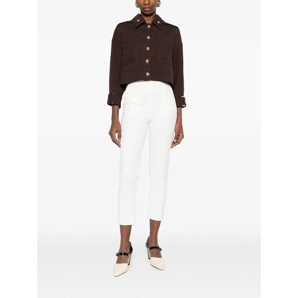 Elisabetta Franchi Pants - White | 177838d7512907e45be5dd44227f8e73af134112