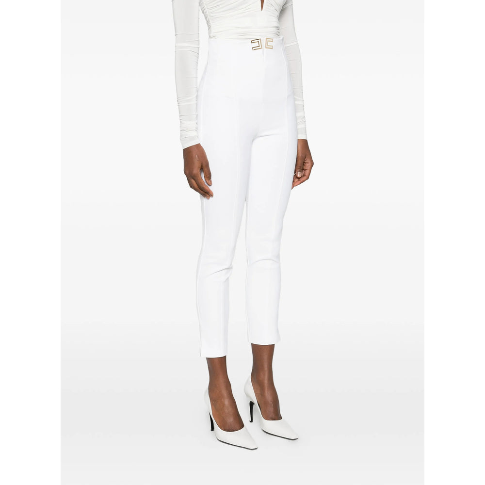 Elisabetta Franchi Pants - White | 07066b16522c9d0ee552b98de9a536de99b16b5e