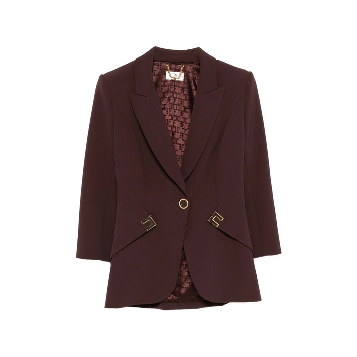 Elisabetta Franchi Jackets - Brown | c0eb9dc78bda0246c090c7d131ed9316a132efb7